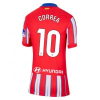 Maglie da calcio Atletico Madrid Angel Correa #10 Prima Maglia Femminile 2024-25 Manica Corta